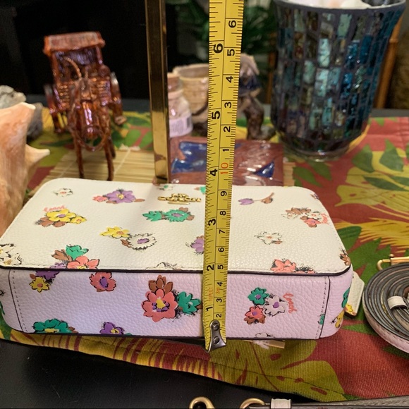 COACH Floral Kira Print Crossbody Wristlet - Picture 6 of 15